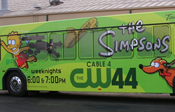 The CW44 Bus Wrap