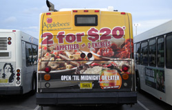 Applebees Bus Wrap