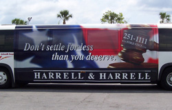 Harrell & Harrell Bus Wrap