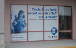 Chase Store Window Graphics